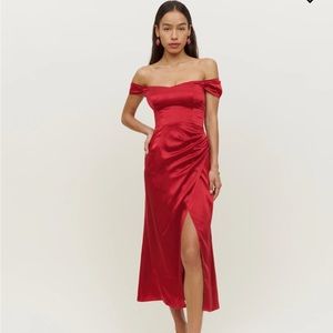 Reformation Genesis Silk Dress